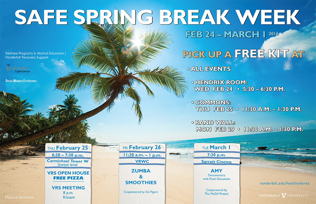 Safe Spring Break Week InnerVU Vanderbilt University