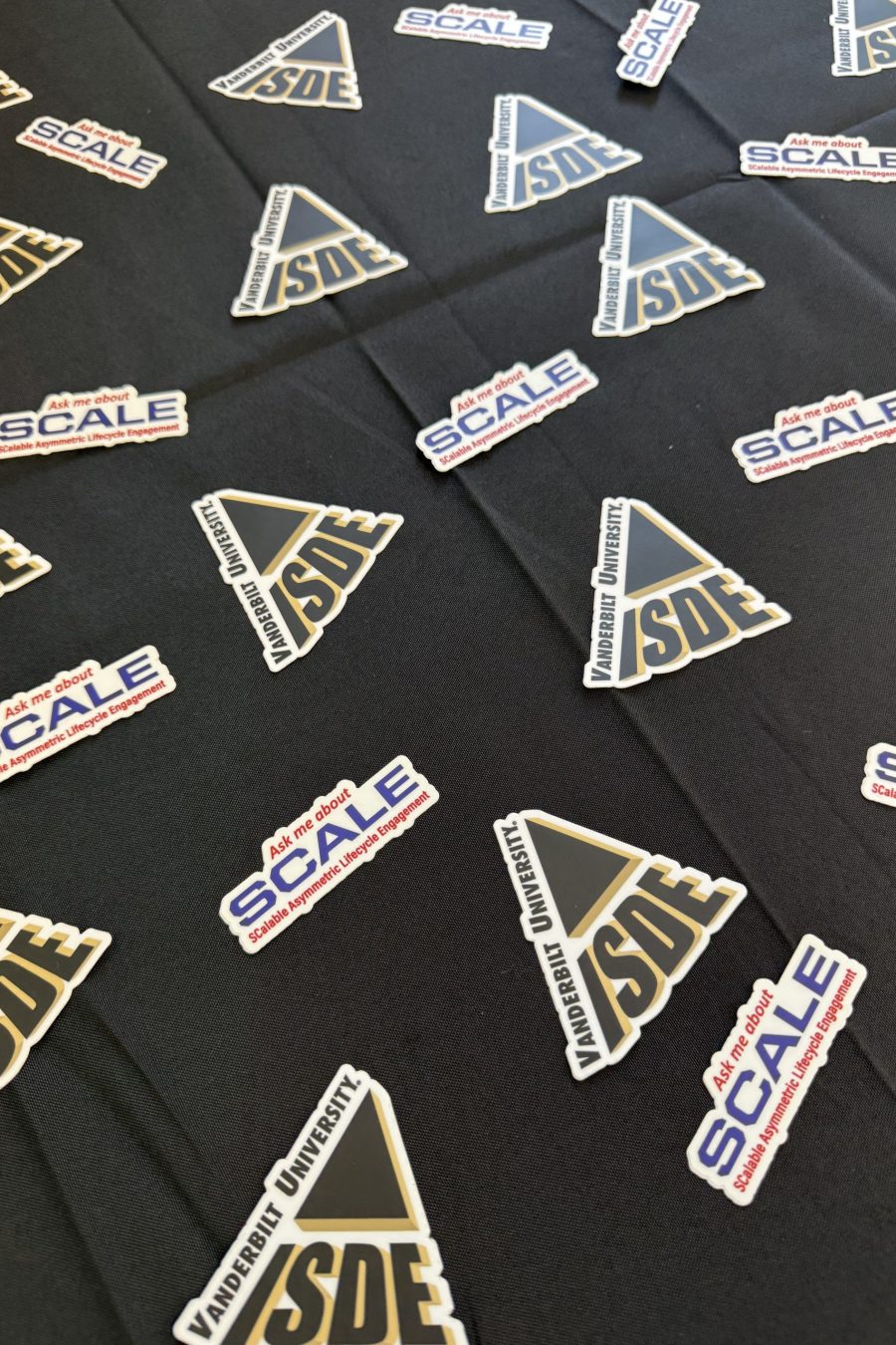 Students working on the peletron 