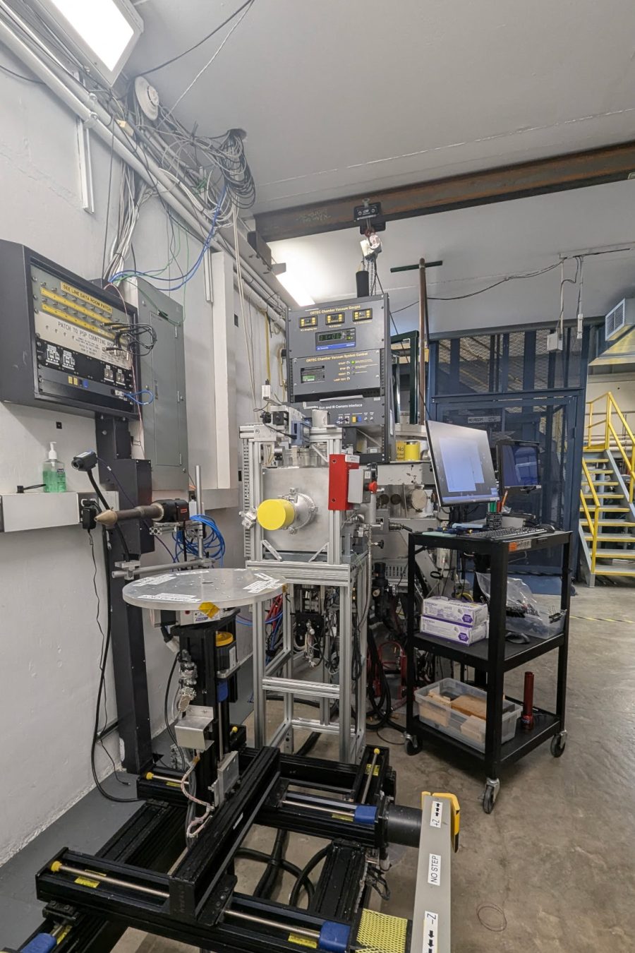 Equipment on a test trip to TAMU