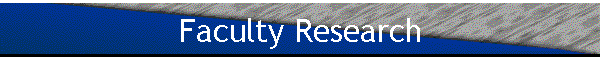 Faculty Research