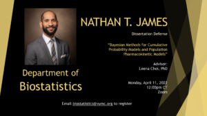 Nathan James dissertation defense announcement