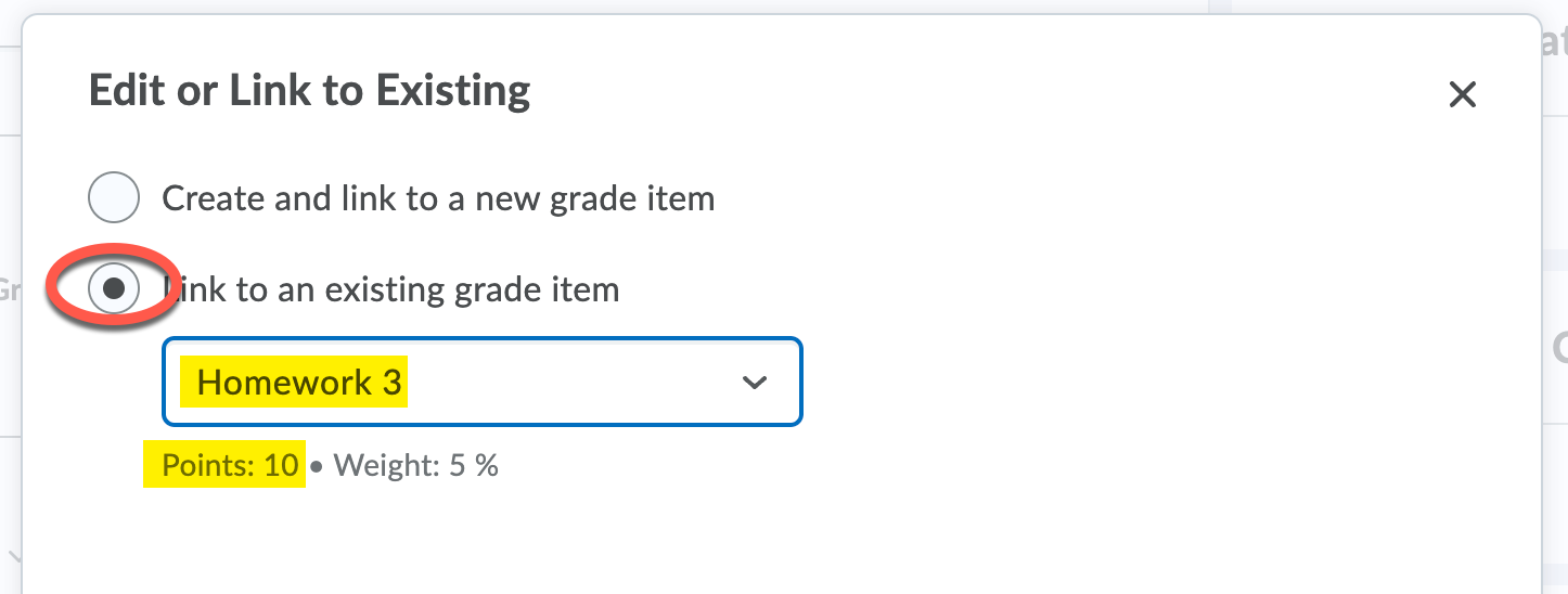 Associating an Assignment with a Grade Item Brightspace Vanderbilt
