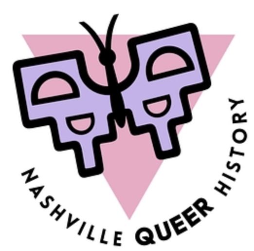 Nashville Queer History butterfly logo