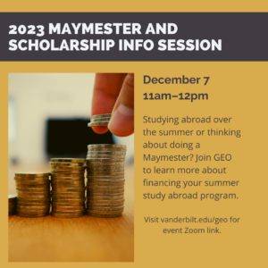 2023 Maymester Info Session