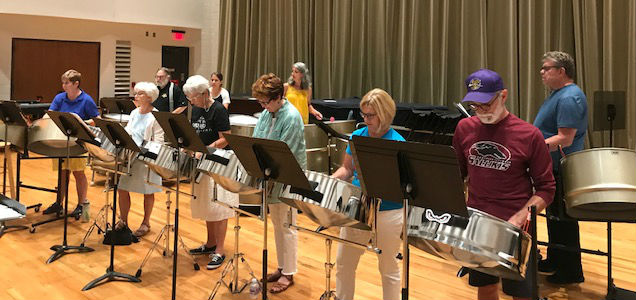 OLLI Steel Drum Band Advanced Class (Click picture to see video)