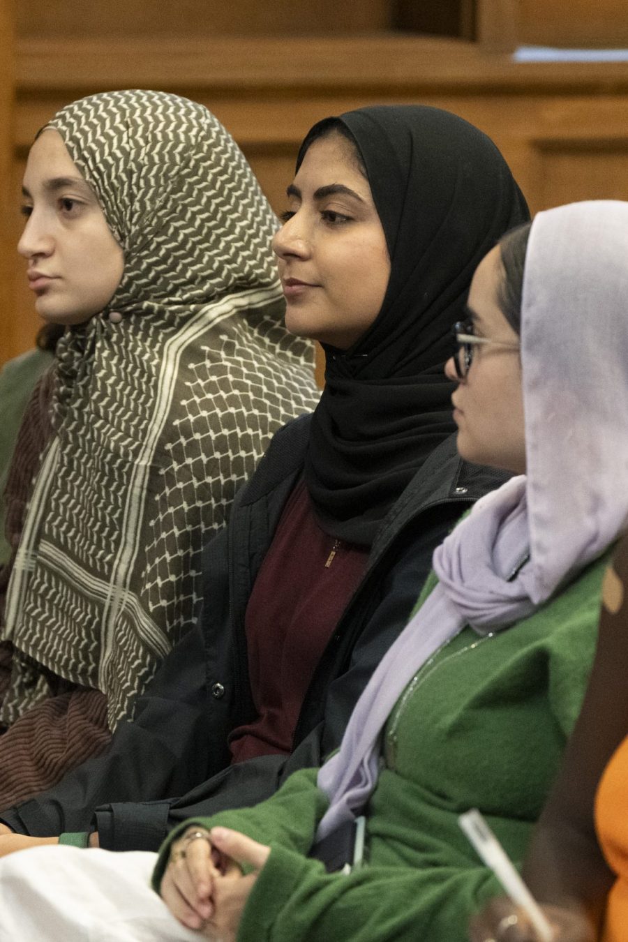 Students at project dialogue