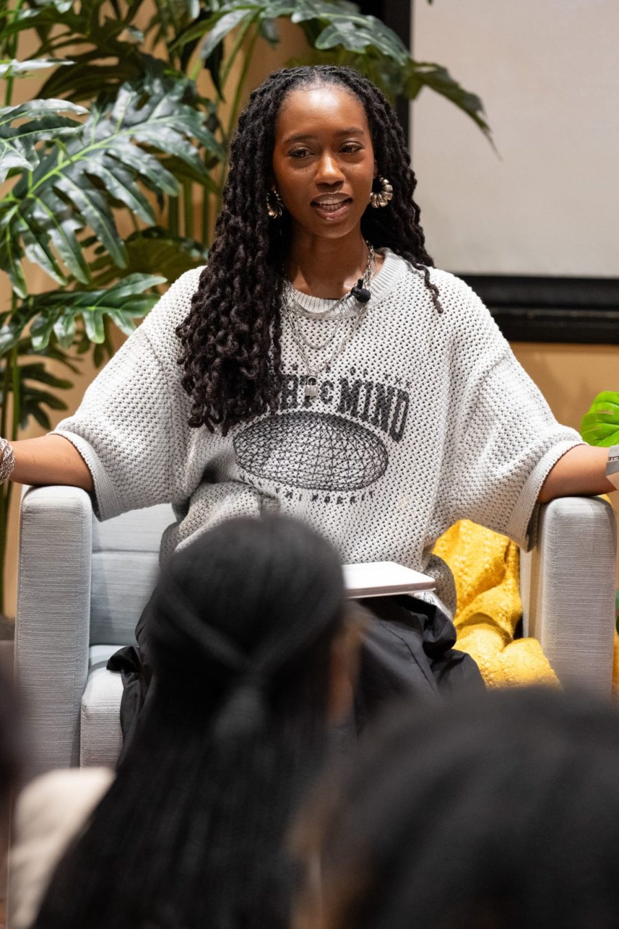 Speaker at cultural program.