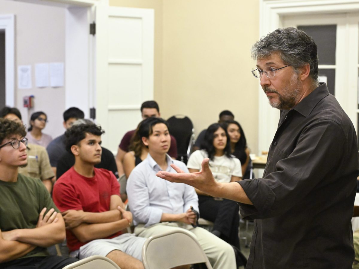 David Hutchens is guest speaker at this Project Dialogue event held in the Center for Spiritual and Religious Life