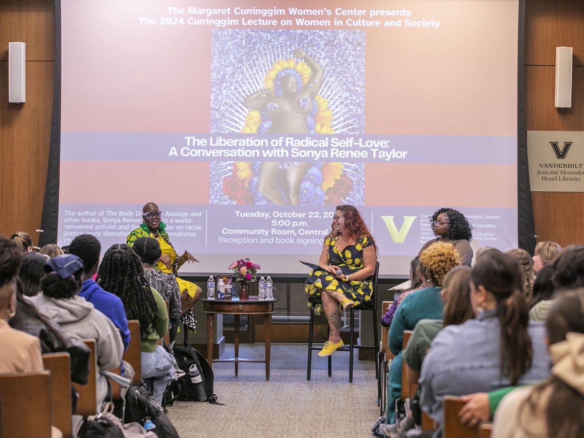 Cuninggim Lecture series- Liberation of Radical Self-Love:  A Conversation with Sonya Renee Taylor Vanderbilt University  Photo: Anne Rayner