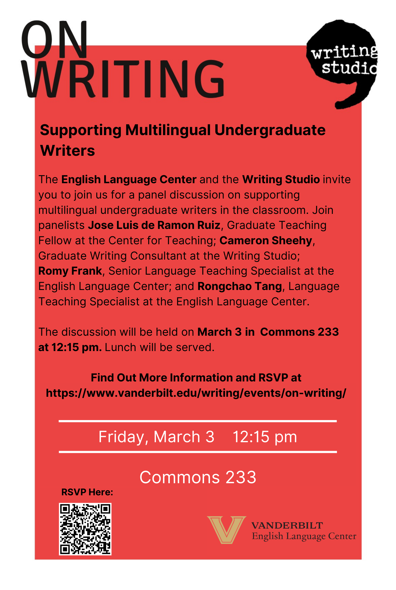 On Writing Event Supporting Multilingual Undergraduate Writers 3/3